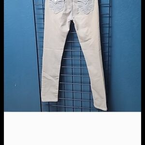 Women's Skinny Jeans in Cream